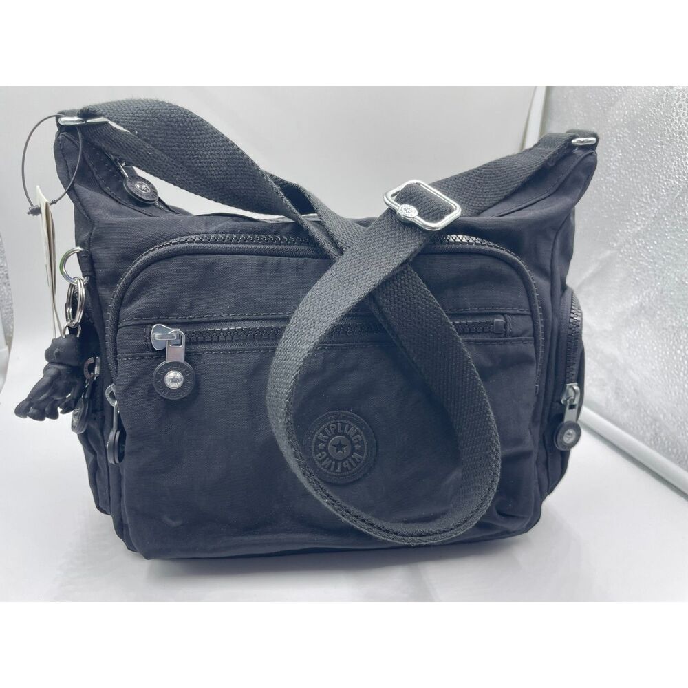 NWT Kipling Gabbie S Nylon Crossbody Bag - Black